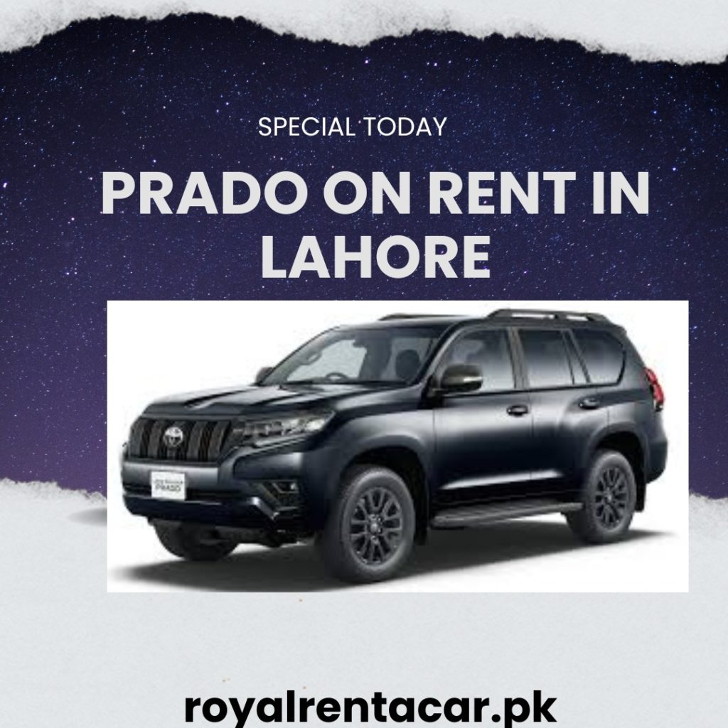 Prado on rent in lahore