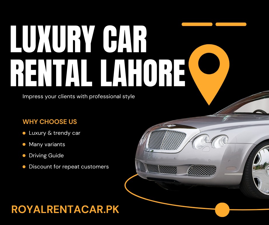 luxury car rental lahore